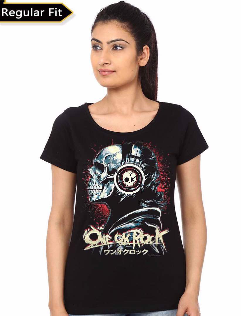 One Ok Rock Girls Black T-Shirt Hoodie, Sweatshirt | CoreVibeTees.com