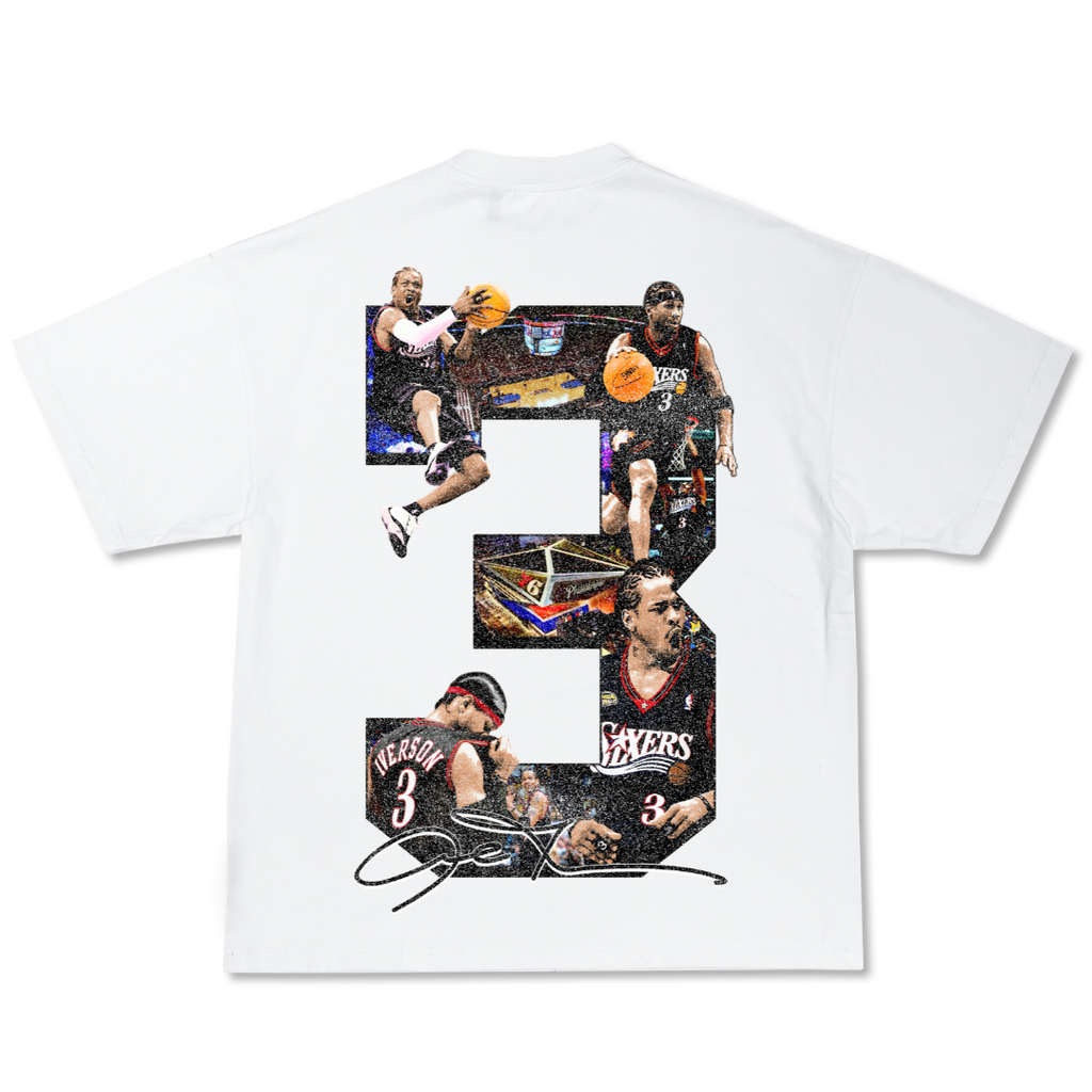 Iverson "3" Tee Hoodie, Sweatshirt | CoreVibeTees.com (Image 2)