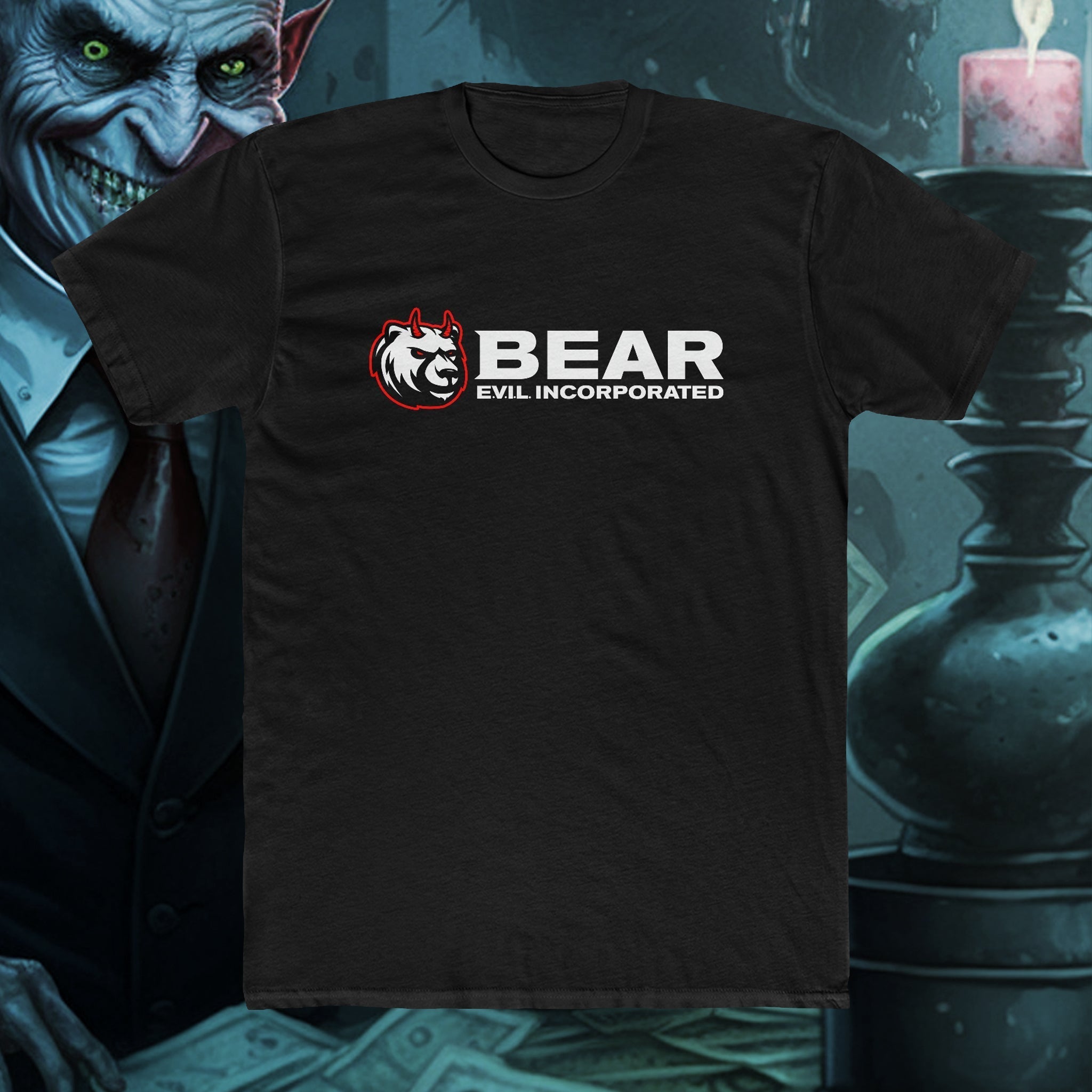 BEAR EVIL Logo Tee V2 Hoodie, Sweatshirt | CoreVibeTees.com (Image 1)