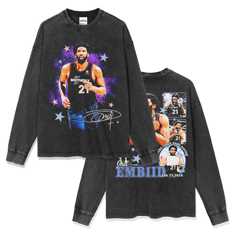 Joel Embiid Sweatshirt NBA 2024 T-Shirts, Hoodie | CoreVibeTees.com (Image 4)
