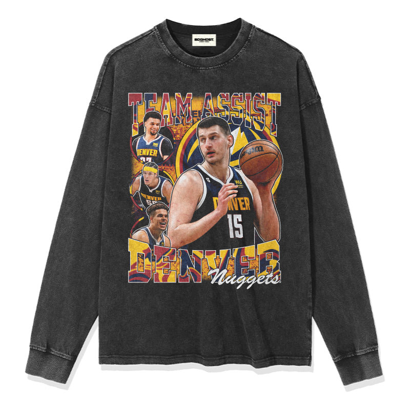 Denver Nuggets Sweatshirt NBA 2024 T-Shirts, Hoodie | CoreVibeTees.com (Image 1)