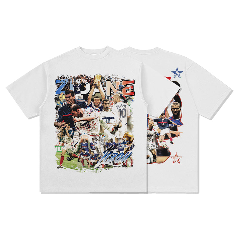 ZIDANE 10  FOOTBALL TEE 2024 Hoodie, Sweatshirt | CoreVibeTees.com (Image 3)