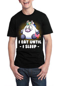 I Eat Until- I Sleep- Black Half Sleeve T-Shirt Hoodie, Sweatshirt | CoreVibeTees.com