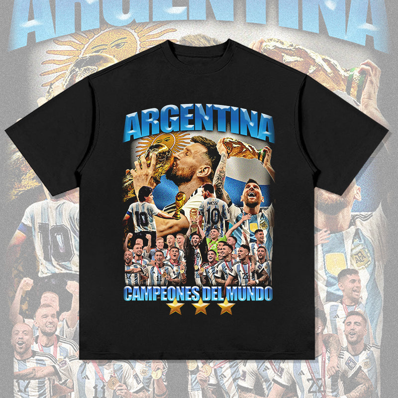 Argentina "Campeones Del Mundo" Sweatshirt T-Shirts, Hoodie | CoreVibeTees.com (Image 3)