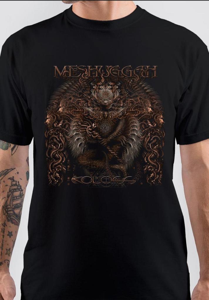 Meshuggah Half Sleeve Black T-Shirt Hoodie, Sweatshirt | CoreVibeTees.com