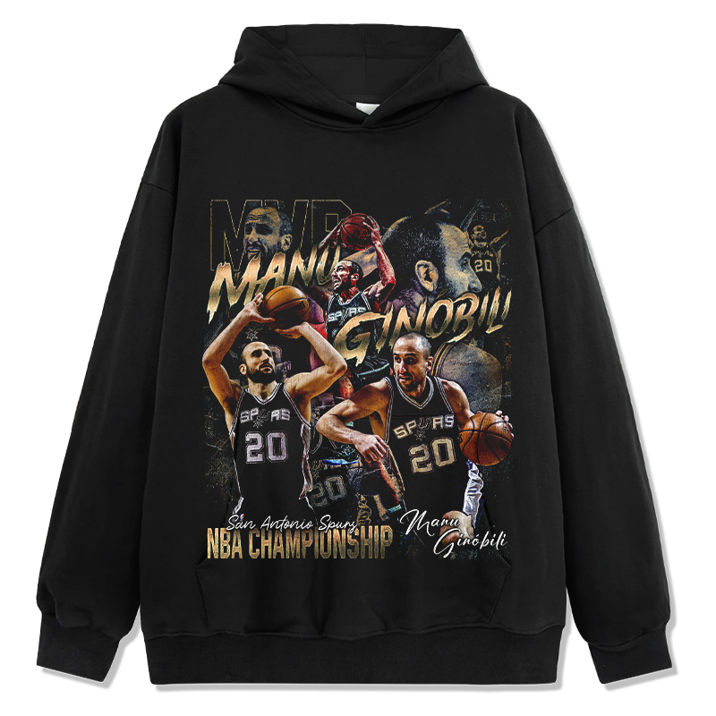 Manu Ginobili HOODIE NBA 2024 T-Shirts, Sweatshirt | CoreVibeTees.com (Image 2)