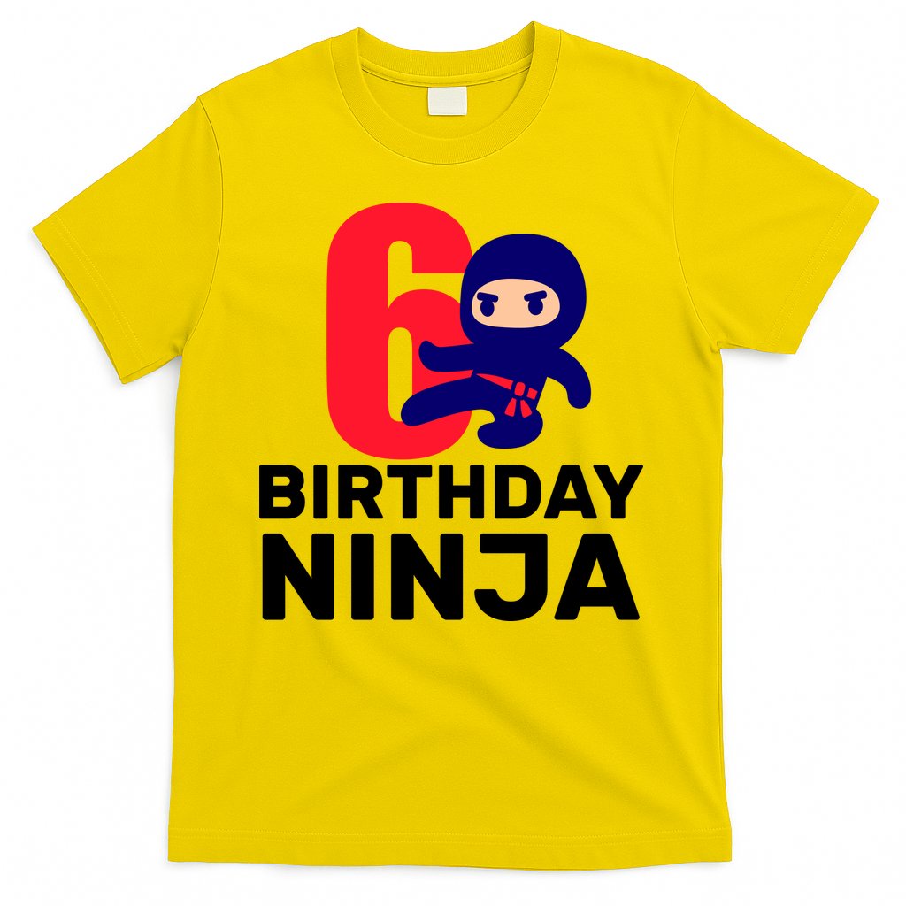 6th Birthday Ninja T-Shirt Hoodie, Sweatshirt | CoreVibeTees.com