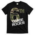 6th Grade Rocks Camo T-Shirt Hoodie, Sweatshirt | CoreVibeTees.com