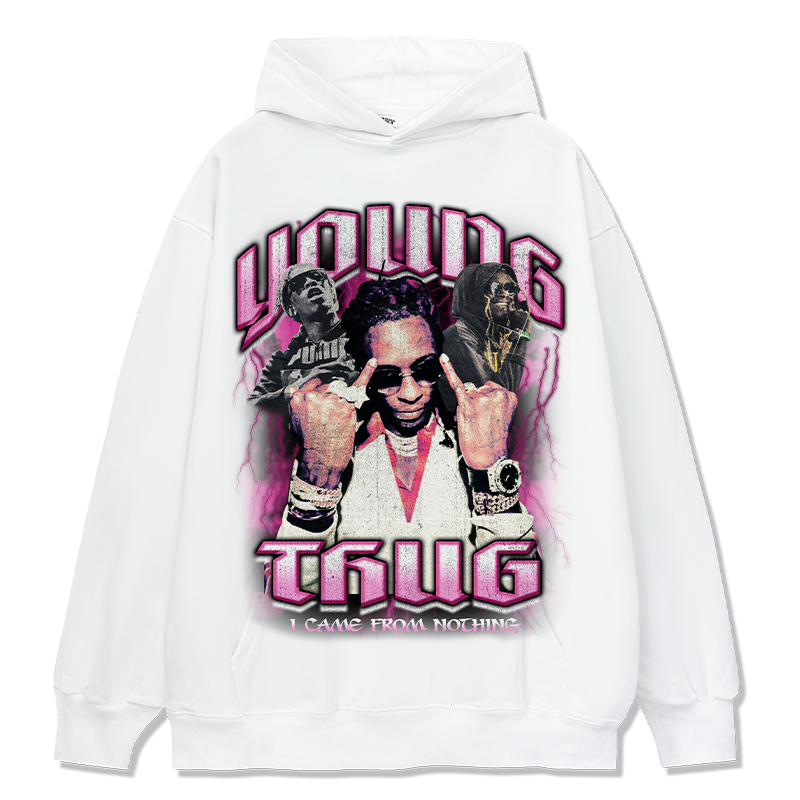 YOUNG THUG "I CAME FROM NOTHING" HOODIE 2024 T-Shirts, Sweatshirt | CoreVibeTees.com (Image 2)