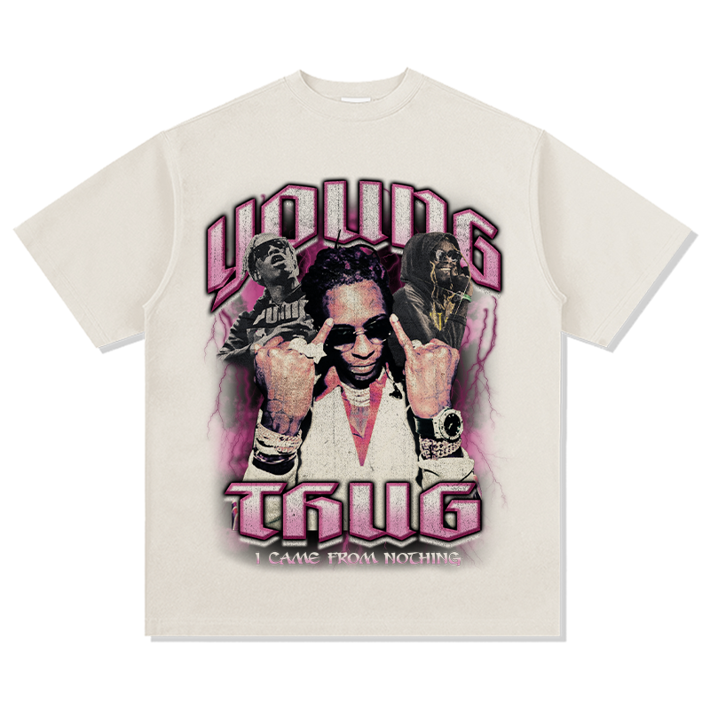YOUNG THUG "I CAME FROM NOTHING" TEE 2024 Hoodie, Sweatshirt | CoreVibeTees.com (Image 4)