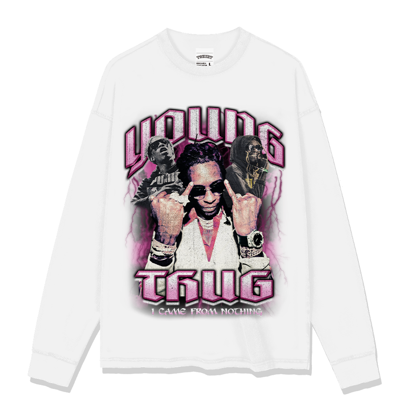 YOUNG THUG "I CAME FROM NOTHING" SWEATSHIRT 2024 T-Shirts, Hoodie | CoreVibeTees.com (Image 3)