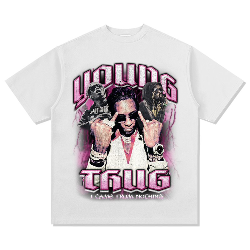 YOUNG THUG "I CAME FROM NOTHING" TEE 2024 Hoodie, Sweatshirt | CoreVibeTees.com (Image 5)