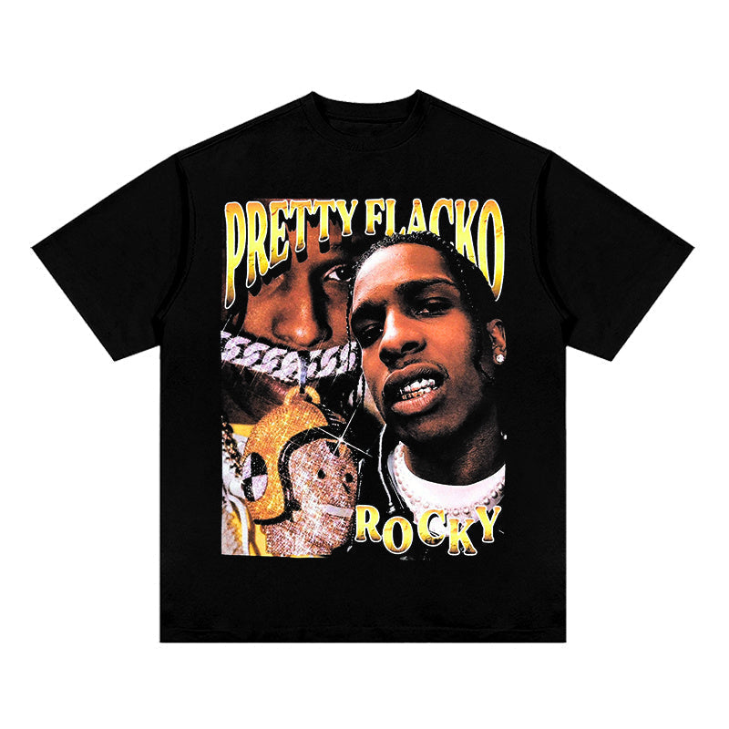 ROCKY "PRETTY FLACKO" TEE 2024 Hoodie, Sweatshirt | CoreVibeTees.com (Image 1)