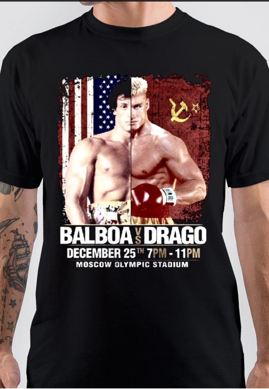 Rocky Balboa Vs Ivan Drago T-Shirt Hoodie, Sweatshirt | CoreVibeTees.com