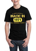 Made In 1971 All Original Parts T-Shirt Hoodie, Sweatshirt | CoreVibeTees.com