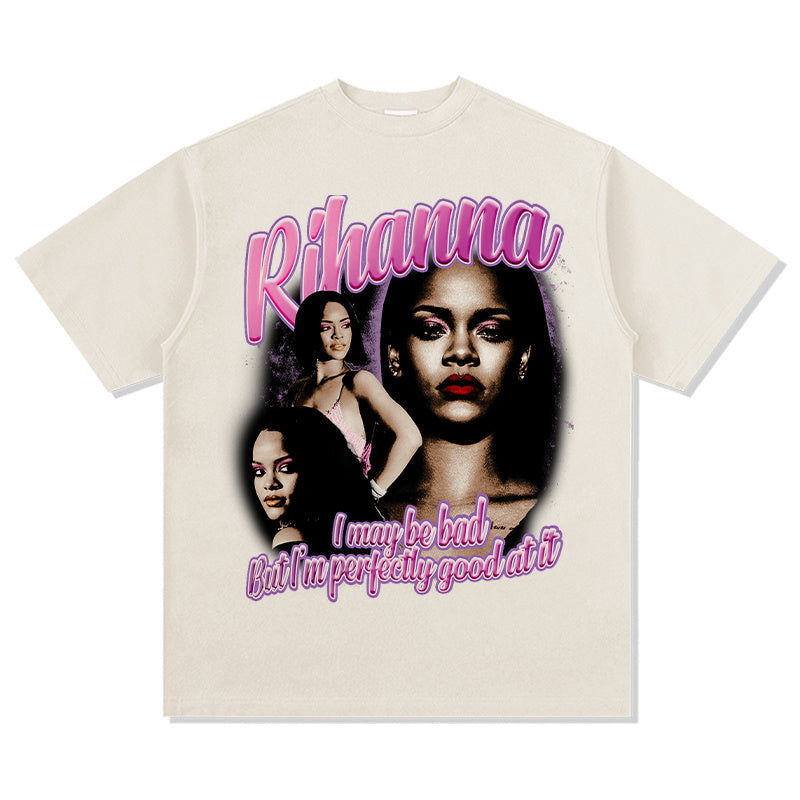 RIHANNA "I MAYBE BAD BUT I AM PERFECTLY GOOD AT IT " TEE 2024 Hoodie, Sweatshirt | CoreVibeTees.com (Image 5)
