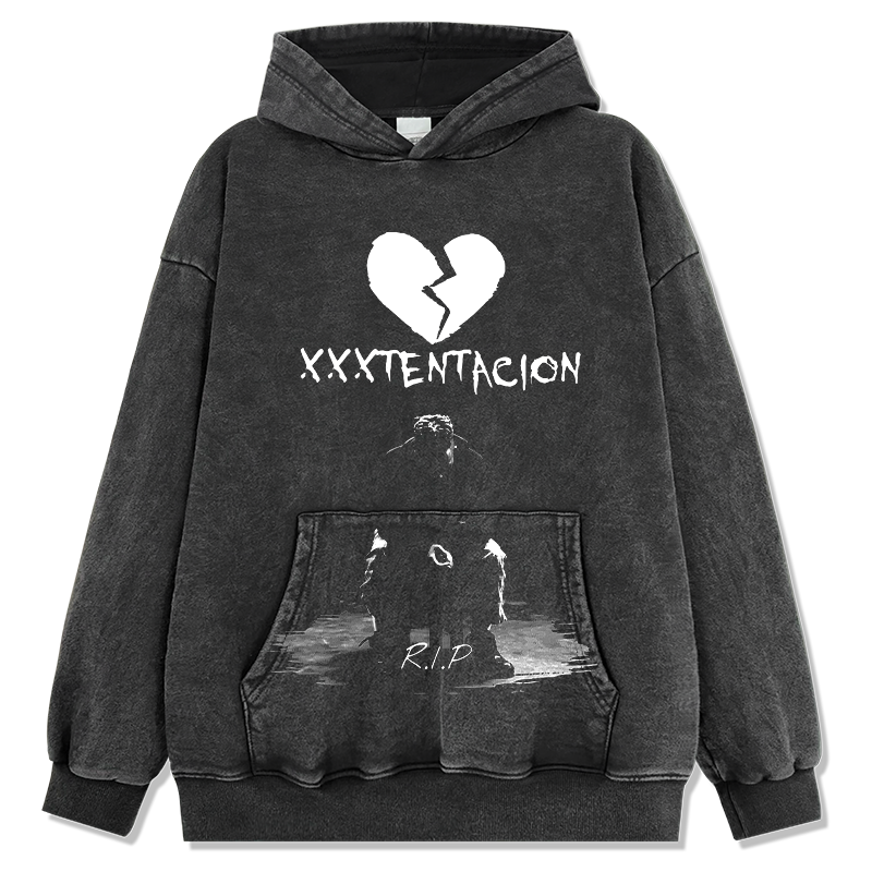 XXX TENTACION "R.I.P." HOODIE 2024 T-Shirts, Sweatshirt | CoreVibeTees.com (Image 2)