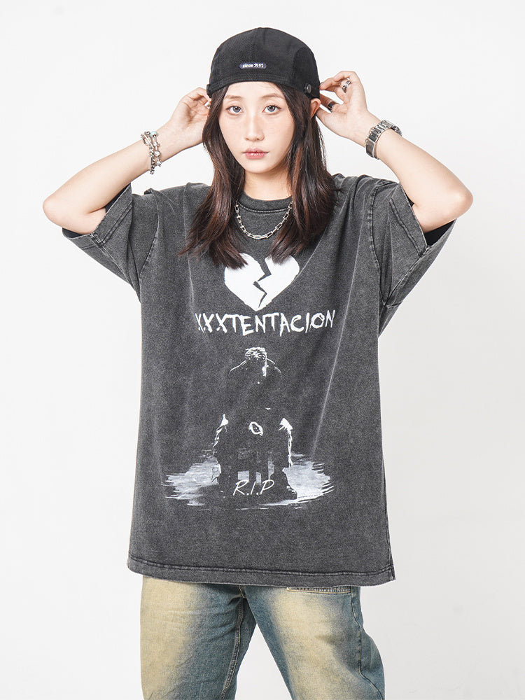 XXX TENTACION "R.I.P." TEE 2024 Hoodie, Sweatshirt | CoreVibeTees.com (Image 4)