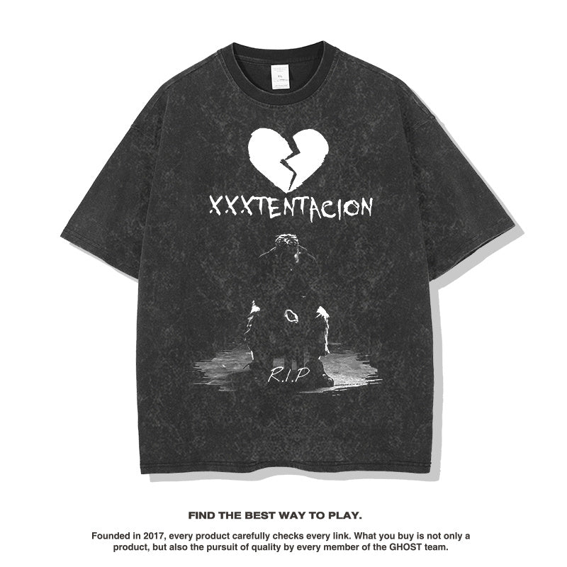 XXX TENTACION "R.I.P." TEE 2024 Hoodie, Sweatshirt | CoreVibeTees.com (Image 2)