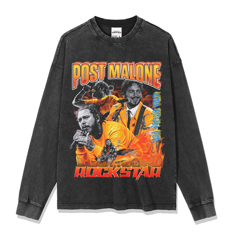 POST MALONE "ROCKSTAR" SWEATSHIRT 2024 T-Shirts, Hoodie | CoreVibeTees.com (Image 3)