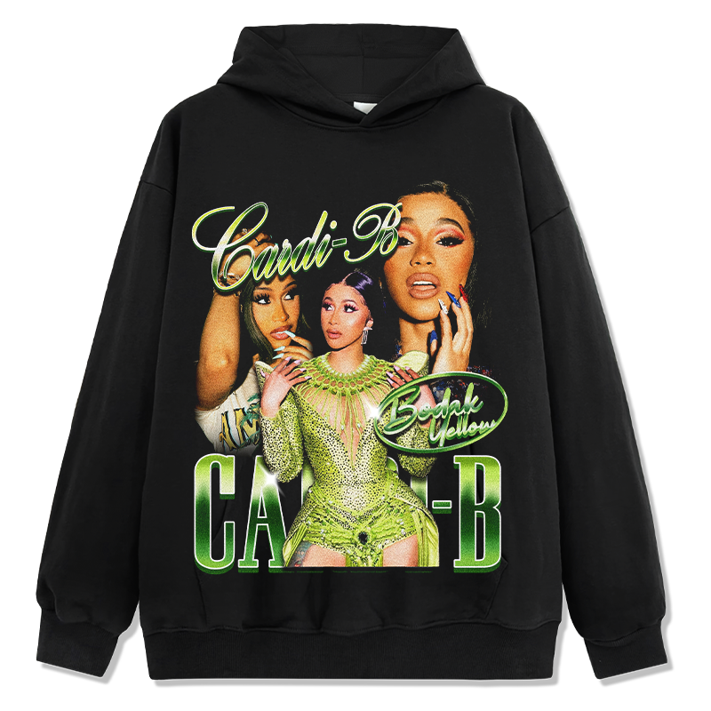 CARDI-B "BODAK YELLOW" HOODIE 2024 T-Shirts, Sweatshirt | CoreVibeTees.com (Image 1)