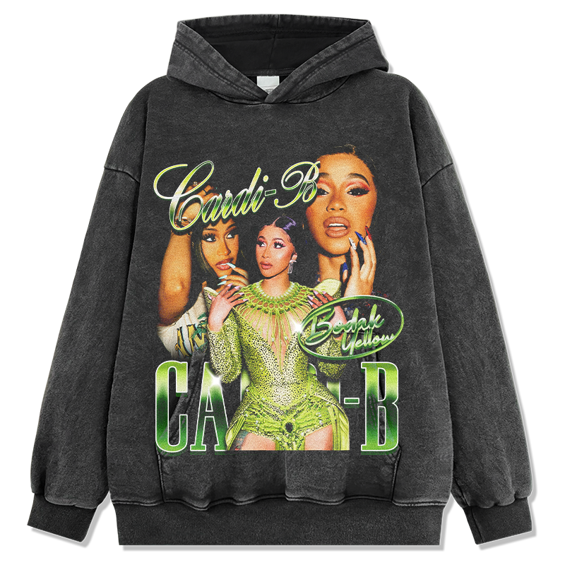 CARDI-B "BODAK YELLOW" HOODIE 2024 T-Shirts, Sweatshirt | CoreVibeTees.com (Image 2)