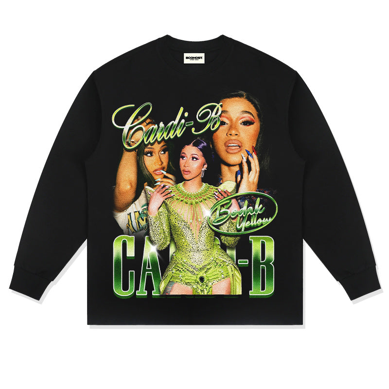 CARDI-B "BODAK YELLOW" SWEATSHIRT 2024 T-Shirts, Hoodie | CoreVibeTees.com (Image 1)
