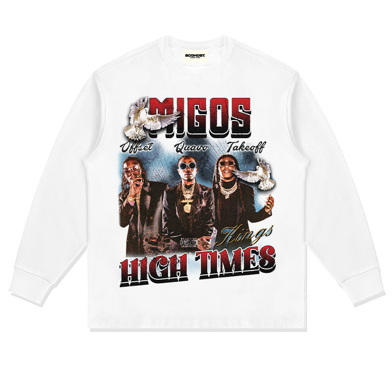 MIGOS "HIGH TIMES" SWEATSHIRT 2024 T-Shirts, Hoodie | CoreVibeTees.com (Image 2)