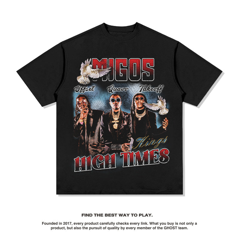 MIGOS "HIGH TIMES" TEE 2024 Hoodie, Sweatshirt | CoreVibeTees.com (Image 1)