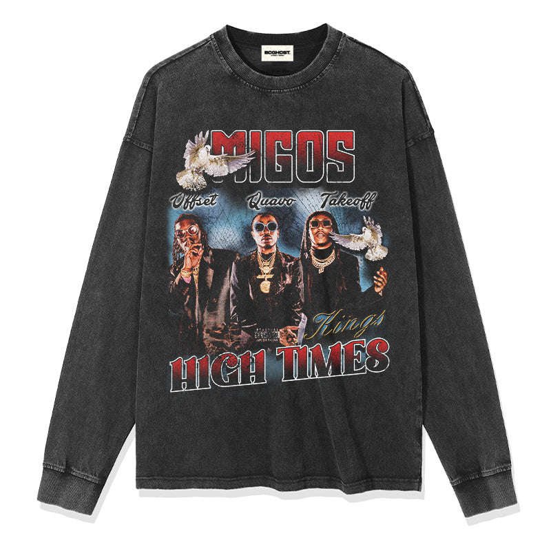 MIGOS "HIGH TIMES" SWEATSHIRT 2024 T-Shirts, Hoodie | CoreVibeTees.com (Image 3)