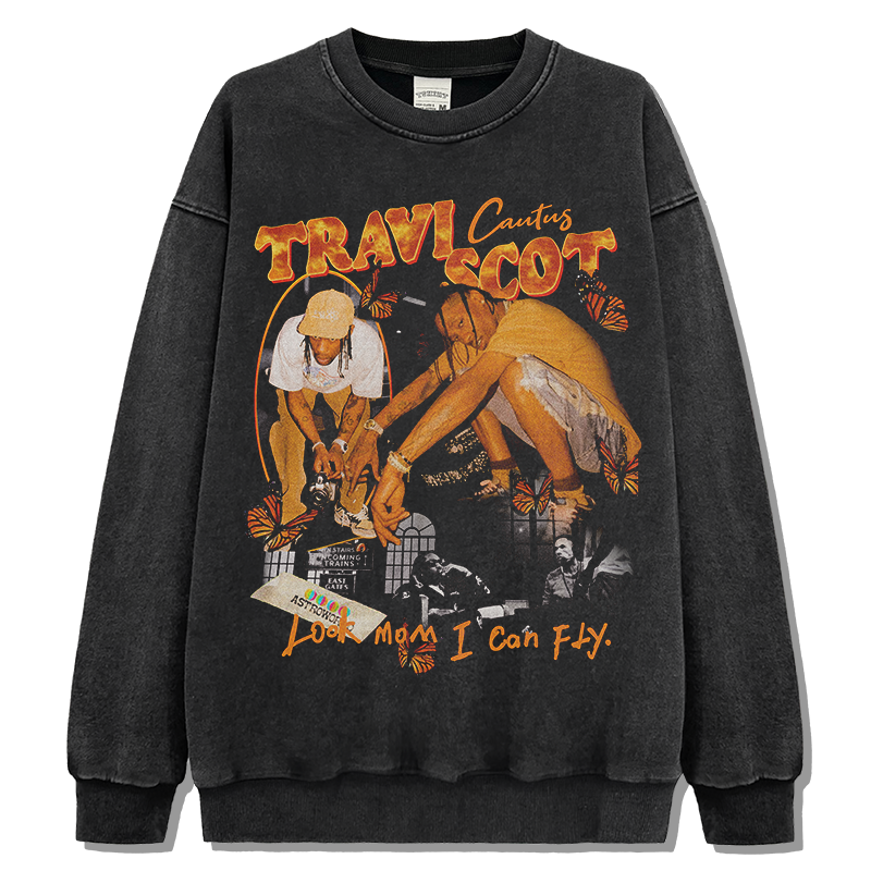 TRAVIS SCOTT "LOOK MOM I CAN FLY" SWEATSHIRT T-Shirts, Hoodie | CoreVibeTees.com (Image 3)