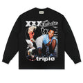 XXX TENTACION "TRIPLE" SWEATSHIRT 2024 T-Shirts, Hoodie | CoreVibeTees.com (Image 1)