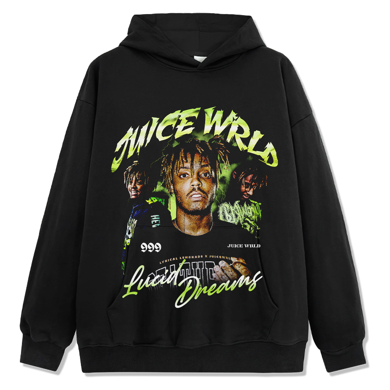 Juice Wrld Lucid Dreams Hoodie 999 2024 T-Shirts, Sweatshirt | CoreVibeTees.com (Image 1)
