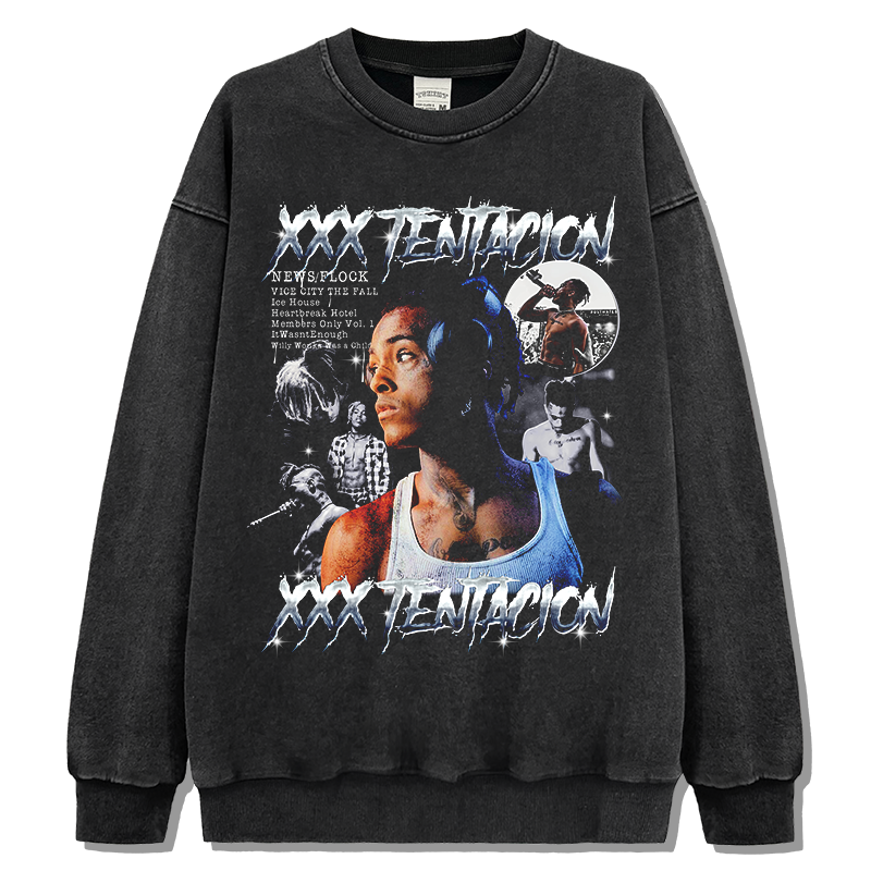 XXX TENTACION SWEATSHIRT 2024 Style001 T-Shirts, Hoodie | CoreVibeTees.com (Image 3)