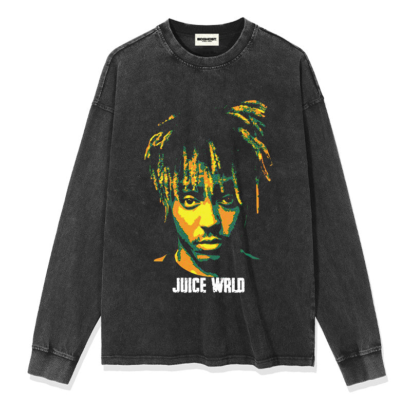 Juice Wrld POTRAIT Hoodie 2024 T-Shirts, Sweatshirt | CoreVibeTees.com (Image 2)