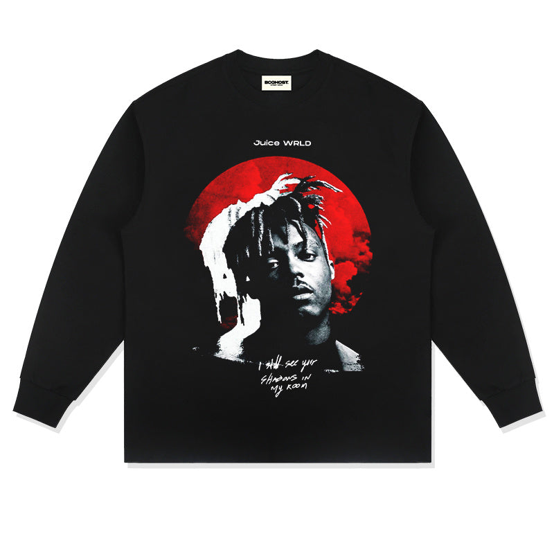 Juice Wrld "I Still See Your Shadows In My Room" Sweatshirt 2024 T-Shirts, Hoodie | CoreVibeTees.com (Image 1)