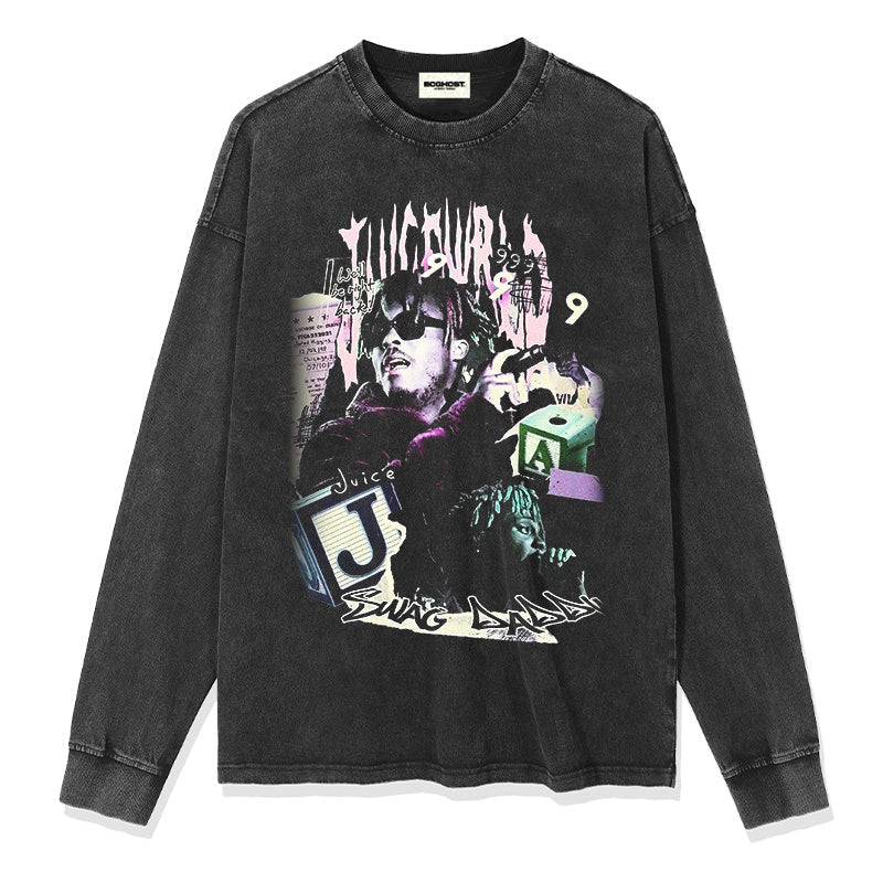Juice Wrld Swag Daddy Sweatshirt 2024 T-Shirts, Hoodie | CoreVibeTees.com (Image 2)