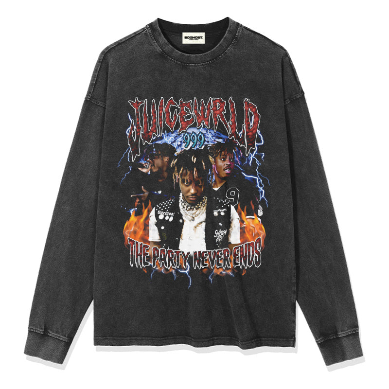 Juice Wrld "The Party Never Ends" Sweatshirt 2024 T-Shirts, Hoodie | CoreVibeTees.com (Image 2)