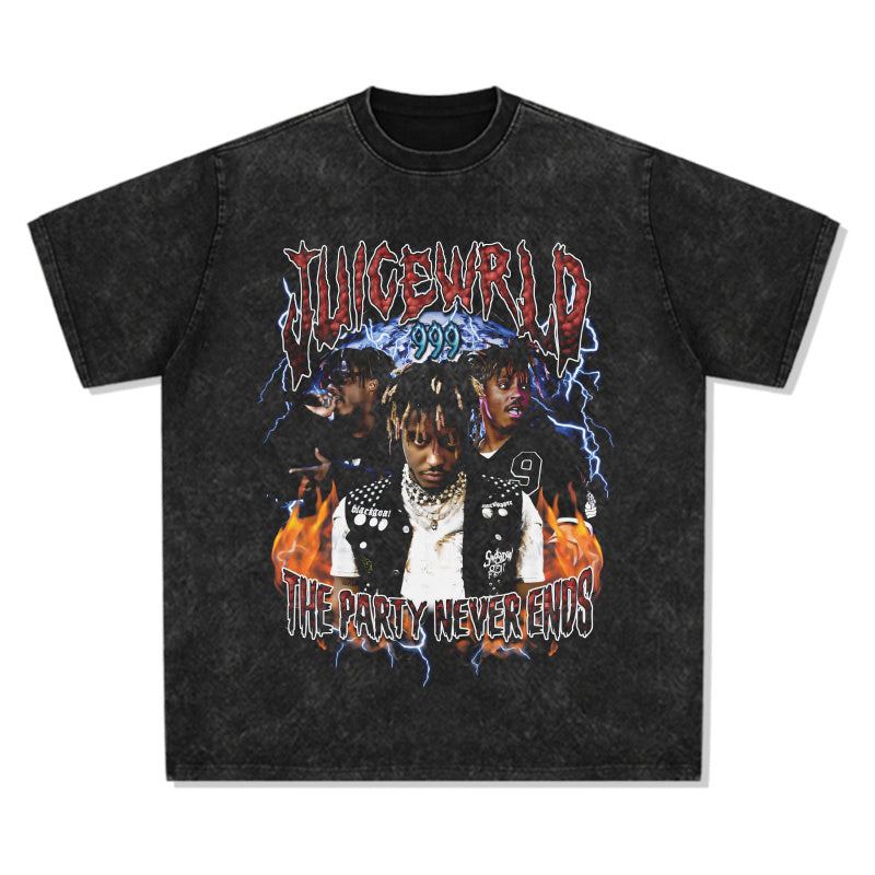 Juice Wrld "The Party Never Ends" TEE Hoodie, Sweatshirt | CoreVibeTees.com (Image 1)