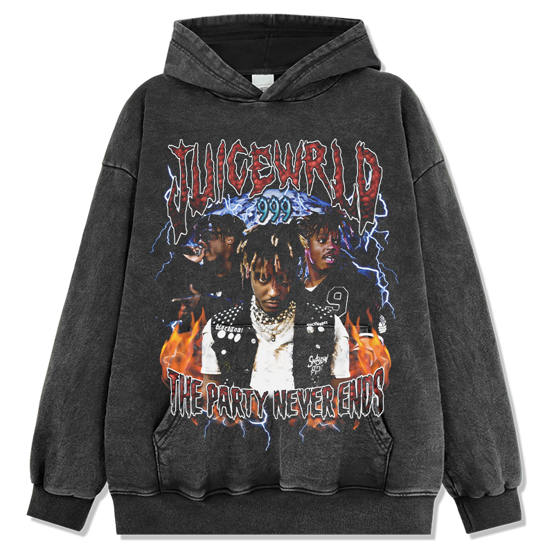 Juice Wrld "The Party Never Ends" Hoodie 2024 T-Shirts, Sweatshirt | CoreVibeTees.com (Image 2)