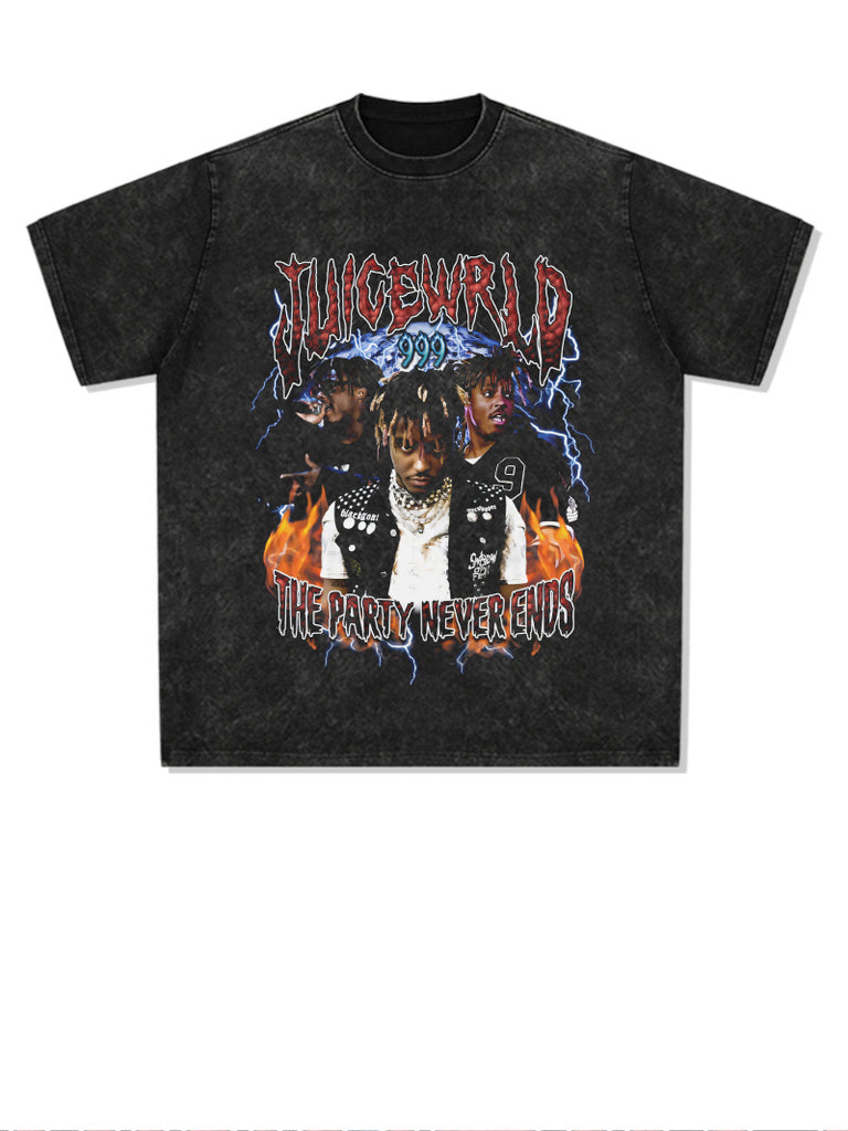 Juice Wrld "The Party Never Ends" TEE Hoodie, Sweatshirt | CoreVibeTees.com (Image 4)