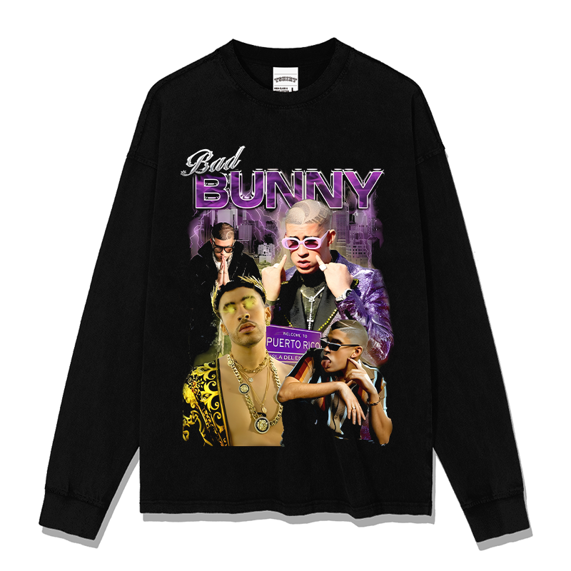BAD BUNNY Sweatshirt 2024 Style001 T-Shirts, Hoodie | CoreVibeTees.com (Image 3)