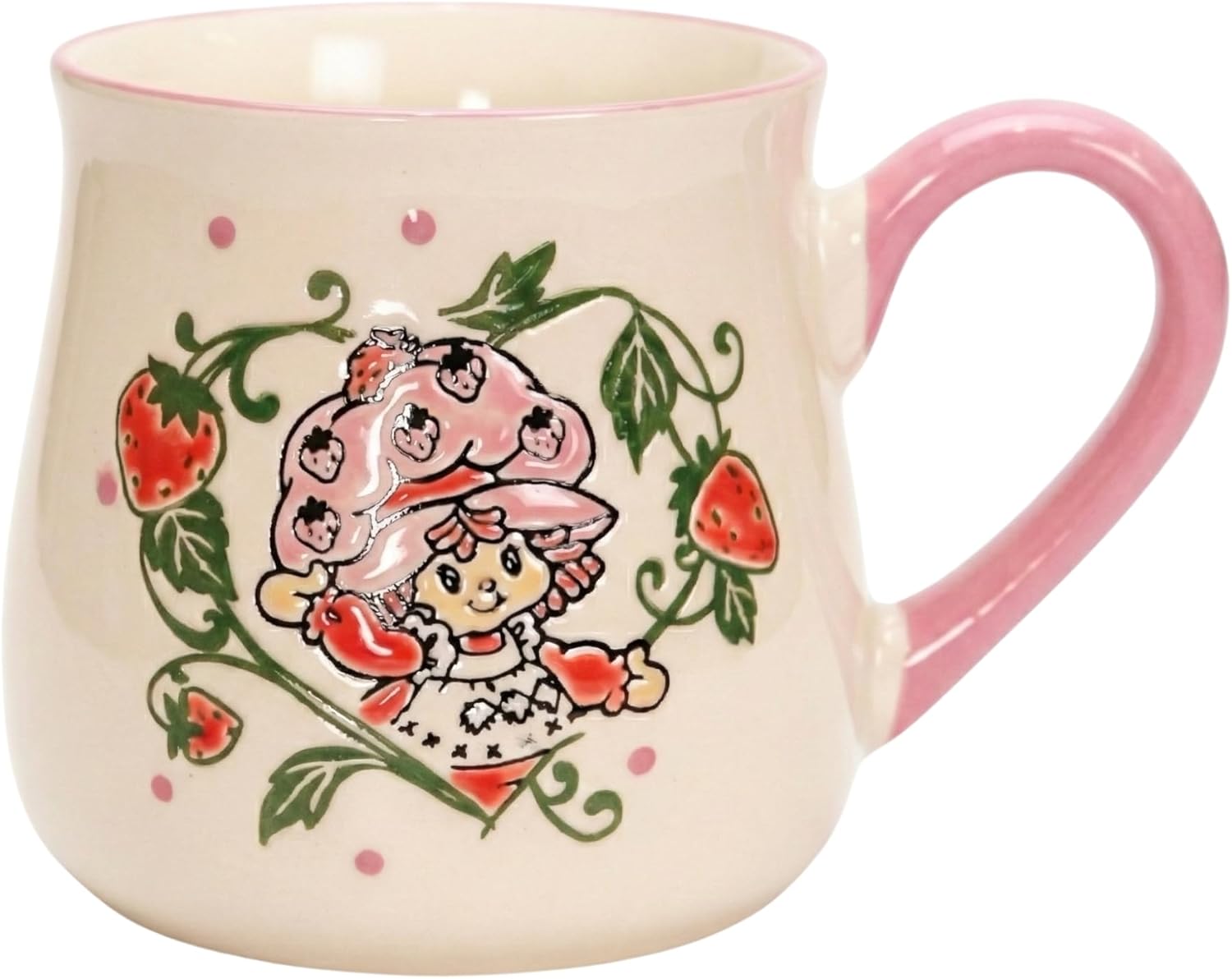 Strawberry Shortcake Sweet Red 18 Ounce Handpainted Mug created by Blue Sky Clayworks