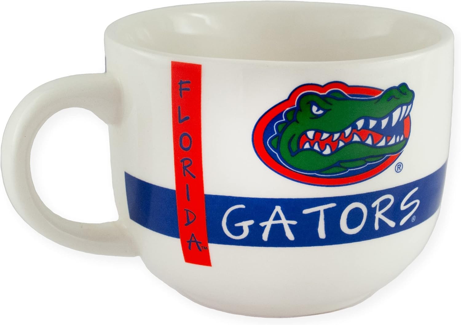 Magnolia Lane University of Florida Oversized Ceramic Mug Ideal for Soup, Cappuccino, Coffee, and Desserts- Gift for Students, Alumni, and Everyday Fans- Show Your SEC NCAA School Spirit