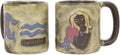Mara Stoneware Zodiac Mug 16 oz - Aquarius the Water Bearer
