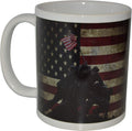 Rogue River Tactical Patriotic USA Flag Funny Coffee Mug Novelty Cup Gift America Iwo Jima
