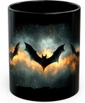 Bat Ceramic Coffee Mug 11oz Nocturnal Flying Mammal - Tea Coffee Mug with Comfortable Grip - Unique Fun Gift Cup for Office or Home - Vibrant Long-Lasting Print ID45211