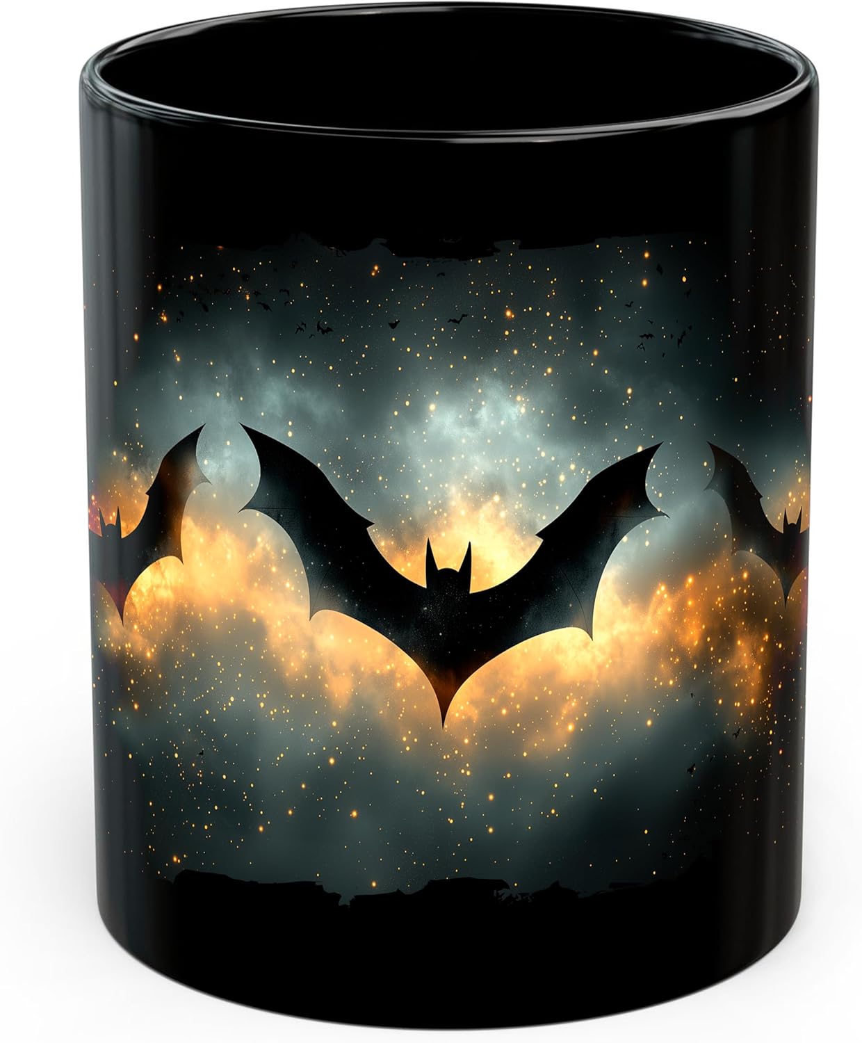 Bat Ceramic Coffee Mug 11oz Nocturnal Flying Mammal - Tea Coffee Mug with Comfortable Grip - Unique Fun Gift Cup for Office or Home - Vibrant Long-Lasting Print ID45211