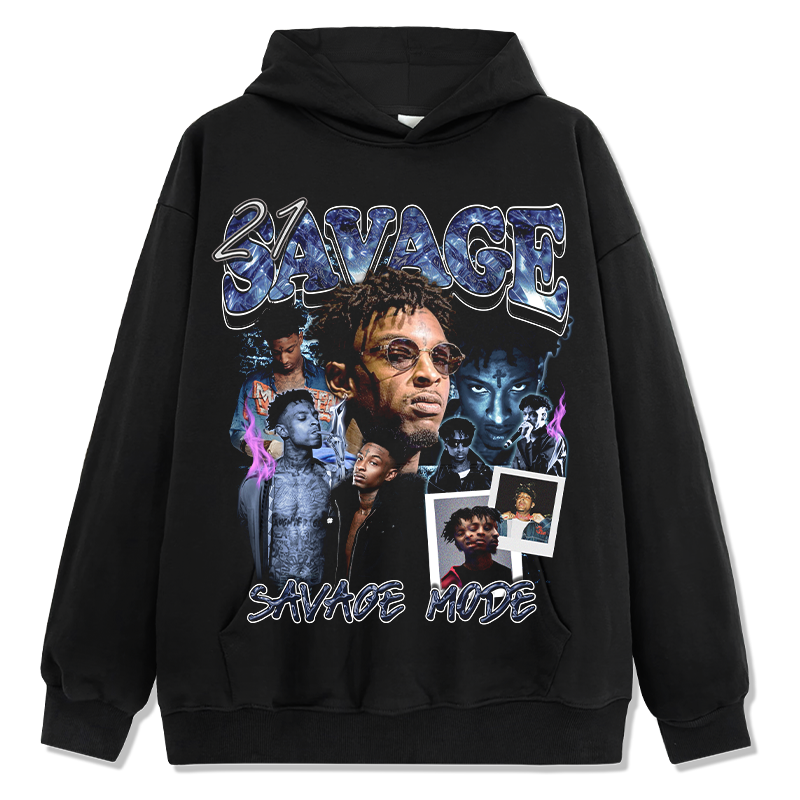 21 SAVAGE HOODIE 2024 Style001 T-Shirts, Sweatshirt | CoreVibeTees.com (Image 2)