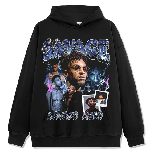 21 SAVAGE HOODIE 2024 Style001 T-Shirts, Sweatshirt | CoreVibeTees.com (Image 2)
